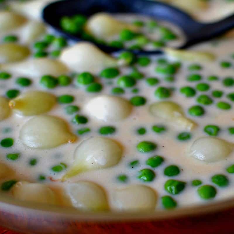Creamed Peas with Pearl Onions Small Town Woman