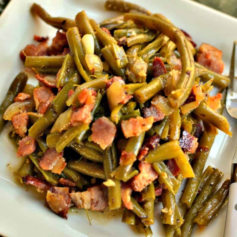 Southern Green Beans Bacon