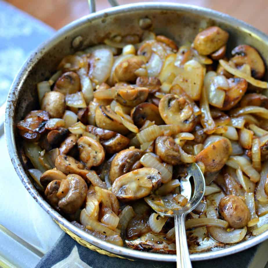 how to cook mushrooms and onions together