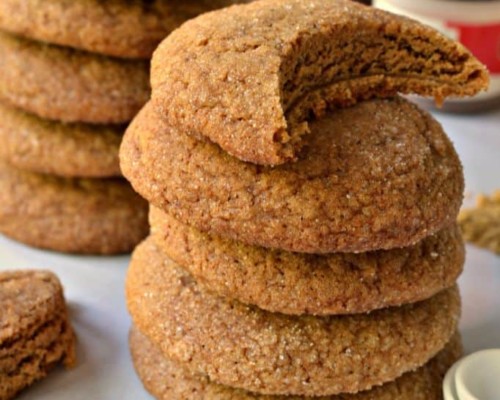 BEST Gingerbread Cookies (thick, soft and chewy)