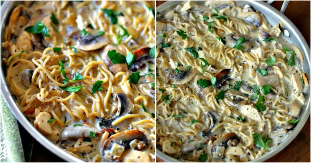 Chicken Mushroom Pasta (An Easy Weeknight Meal)