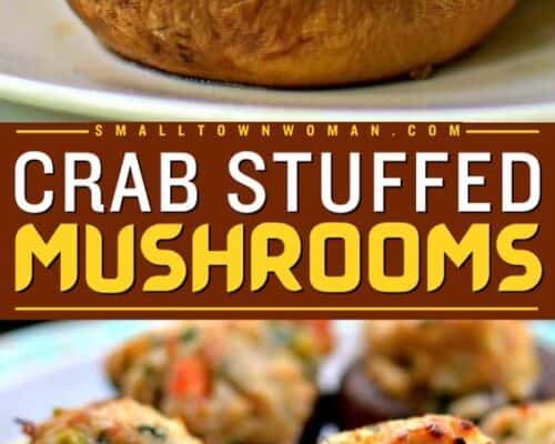 Crab Stuff Mushrooms
