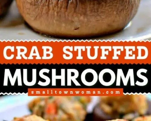 Crab Stuff Mushrooms