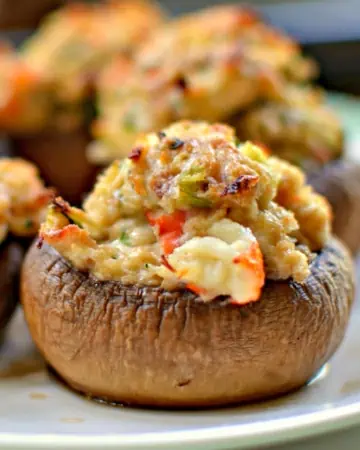 Crab Stuffed Mushrooms