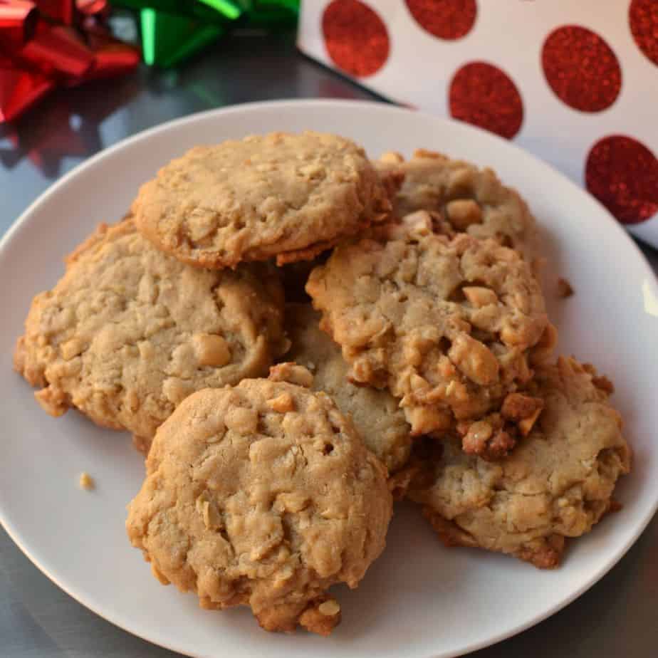 Soft, buttery peanut butter oatmeal cookies are melt-in-your-mouth good