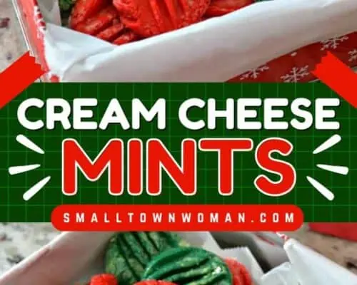 Homemade Cream Cheese Mints