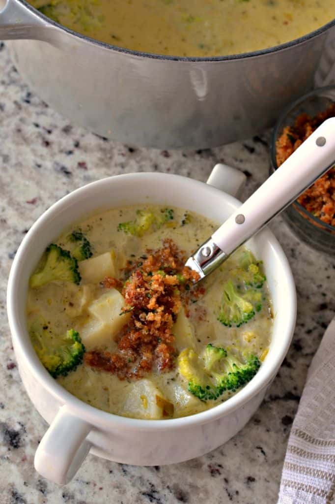 Potato Leek Soup for Cold Weather Days | Small Town Woman