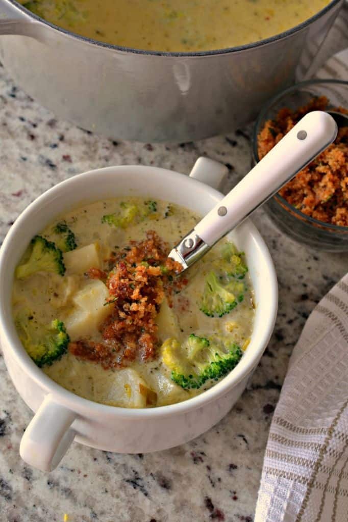 Potato Leek Soup for Cold Weather Days | Small Town Woman