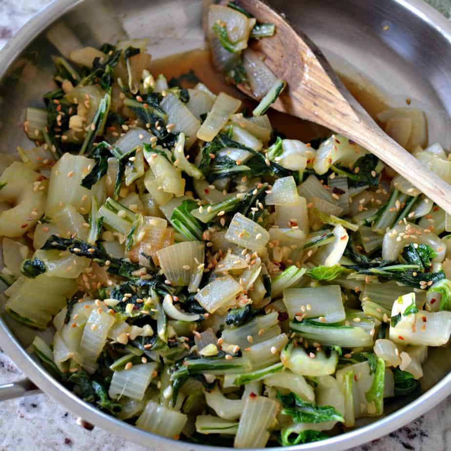 Stir Fried Bok Choy (Ten Minutes to a Super Healthy Side)