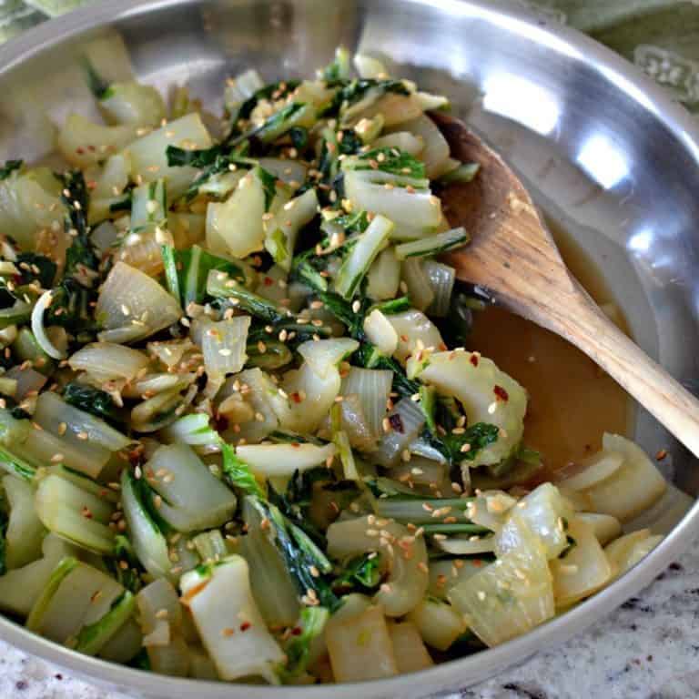 Stir Fried Bok Choy (Ten Minutes to a Super Healthy Side)