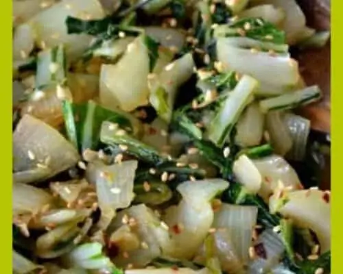 Stir Fry Bok Choy