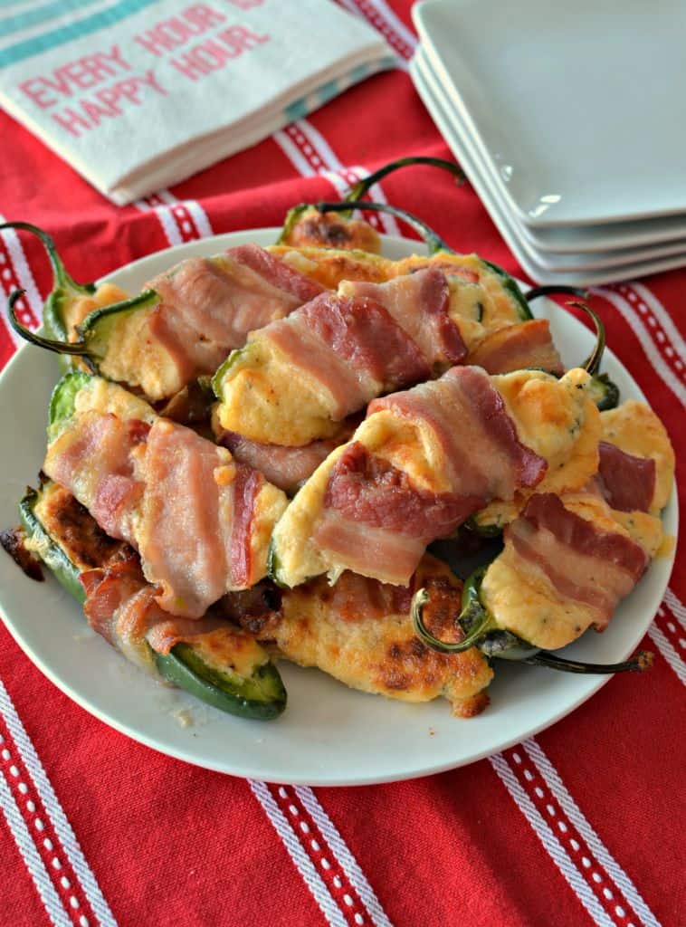 Bacon Wrapped Jalapeno Poppers