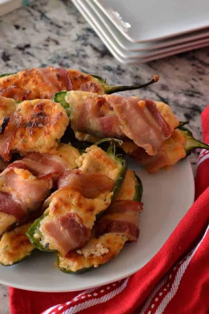 Bacon Wrapped Jalapeno Poppers