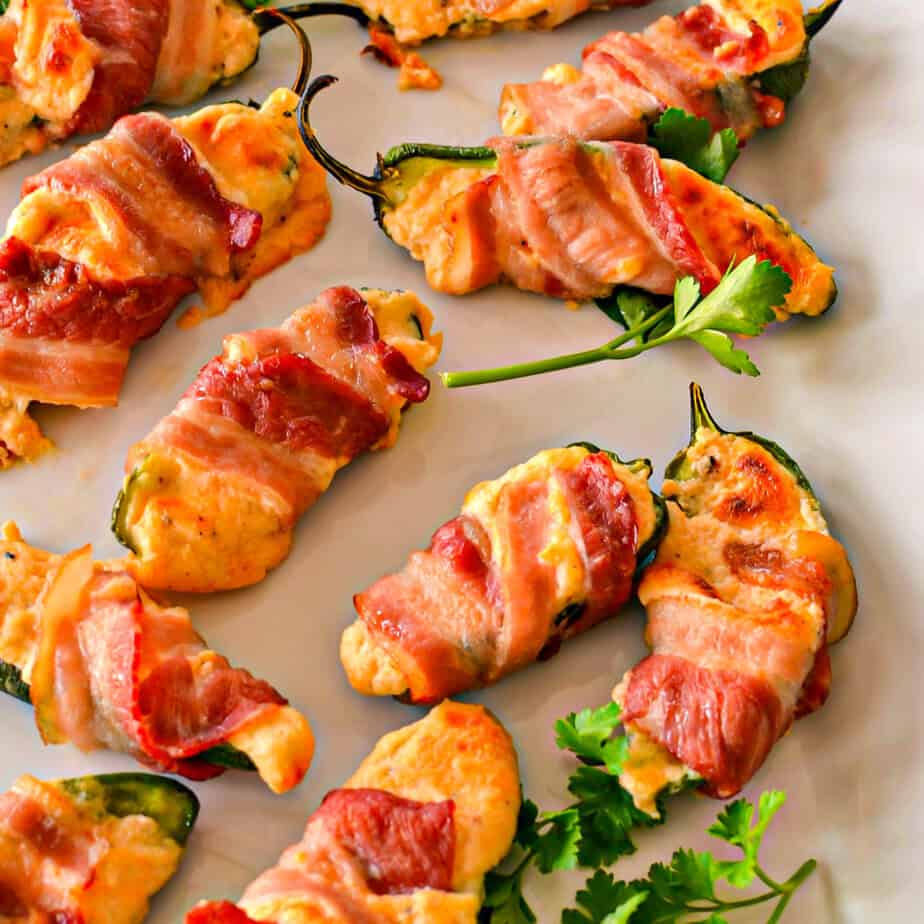 Bacon Wrapped Jalapeno Poppers