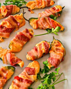 Bacon Wrapped Jalapeno Poppers