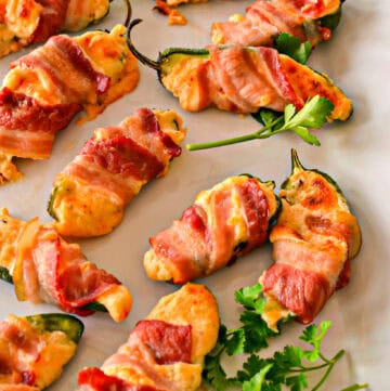 Bacon Wrapped Jalapeno Poppers