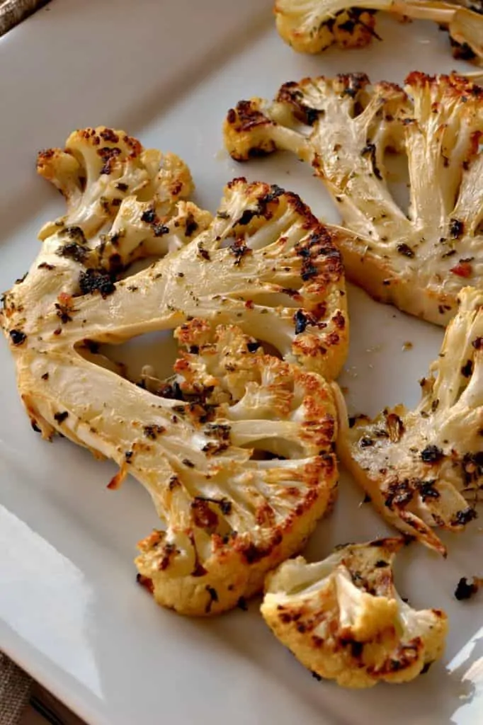 Cauliflower Steaks are a tasty, healthy side that's easy to make and a perfect pair with many meals
