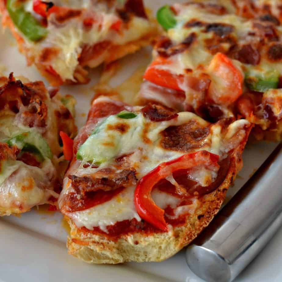 This delicious French Bread Pizza is so quick and easy that you will wonder why it has not been on your rotation for years. 