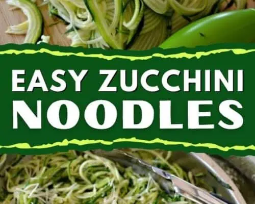 How to make Zucchini Noodles | Small Town Woman