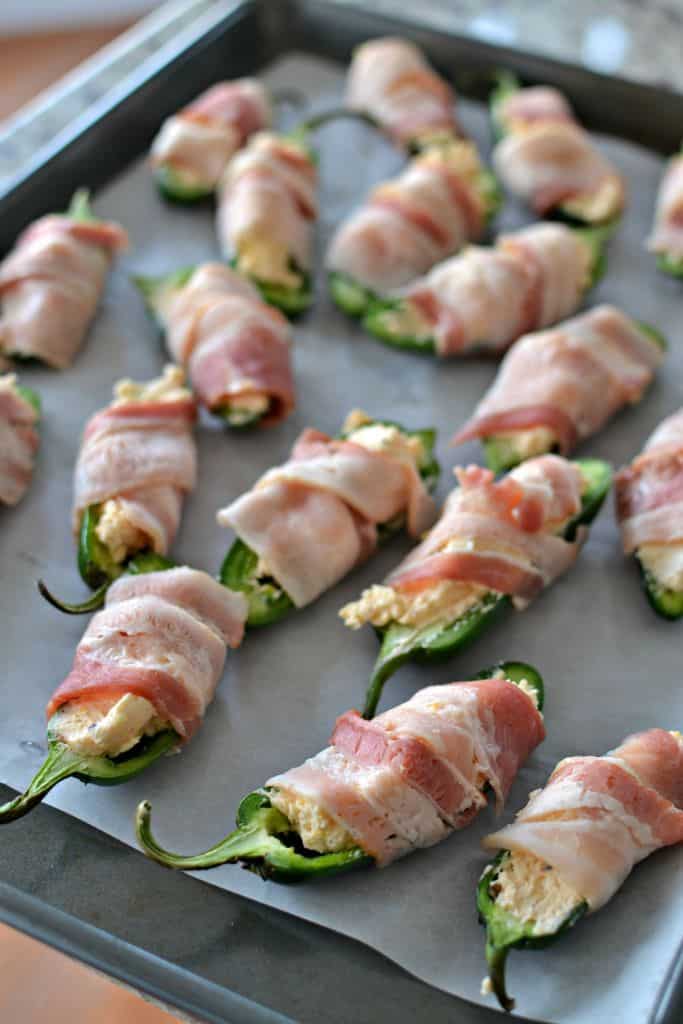 Bacon Wrapped Jalapeno Poppers