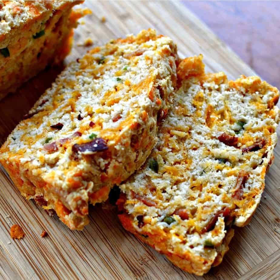 This Beer Bread is a crazy easy bread recipe that is made with crisp bacon, fresh jalapenos and tasty cheddar.
