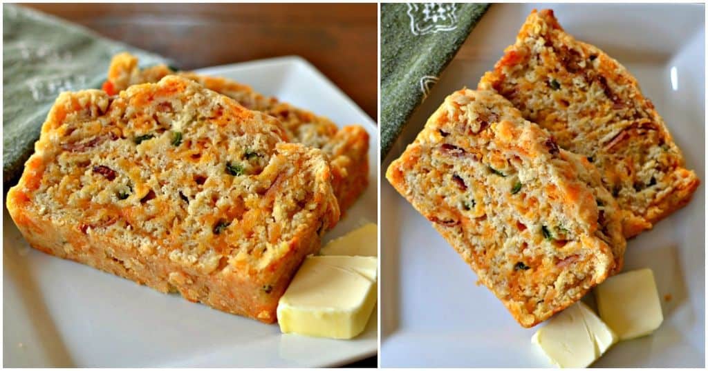 Easy Beer Bread with Bacon Jalapenos and Cheddar