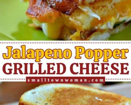 Jalapeno Popper Grilled Cheese - Small Town Woman