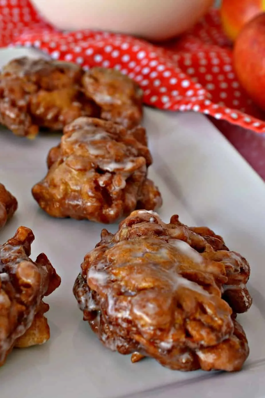 You can have these scrumptious warn apple fritters in your hands in less than thirty minutes.