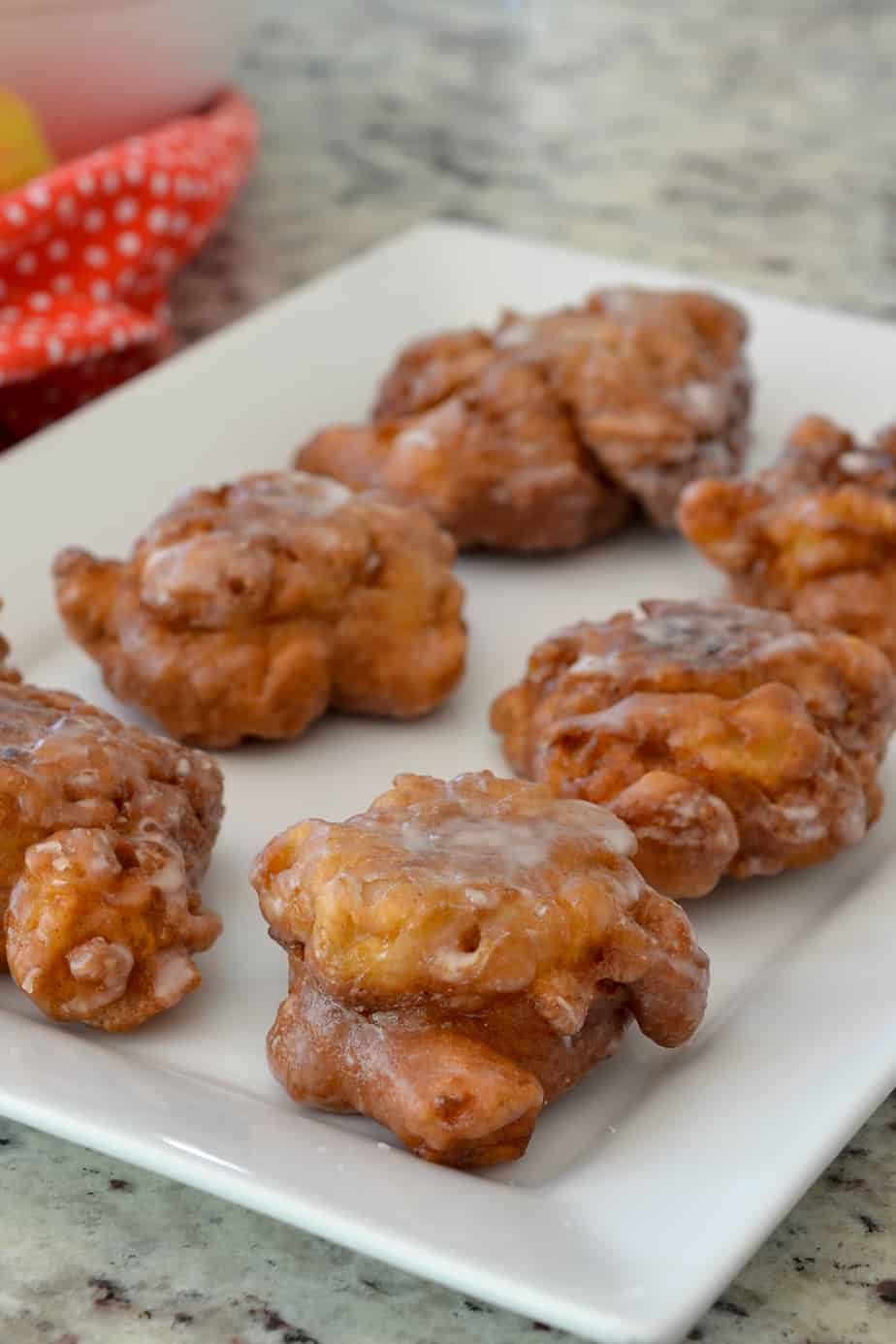 Fry up some warm apple fritters and save that trip to the donut shop. 