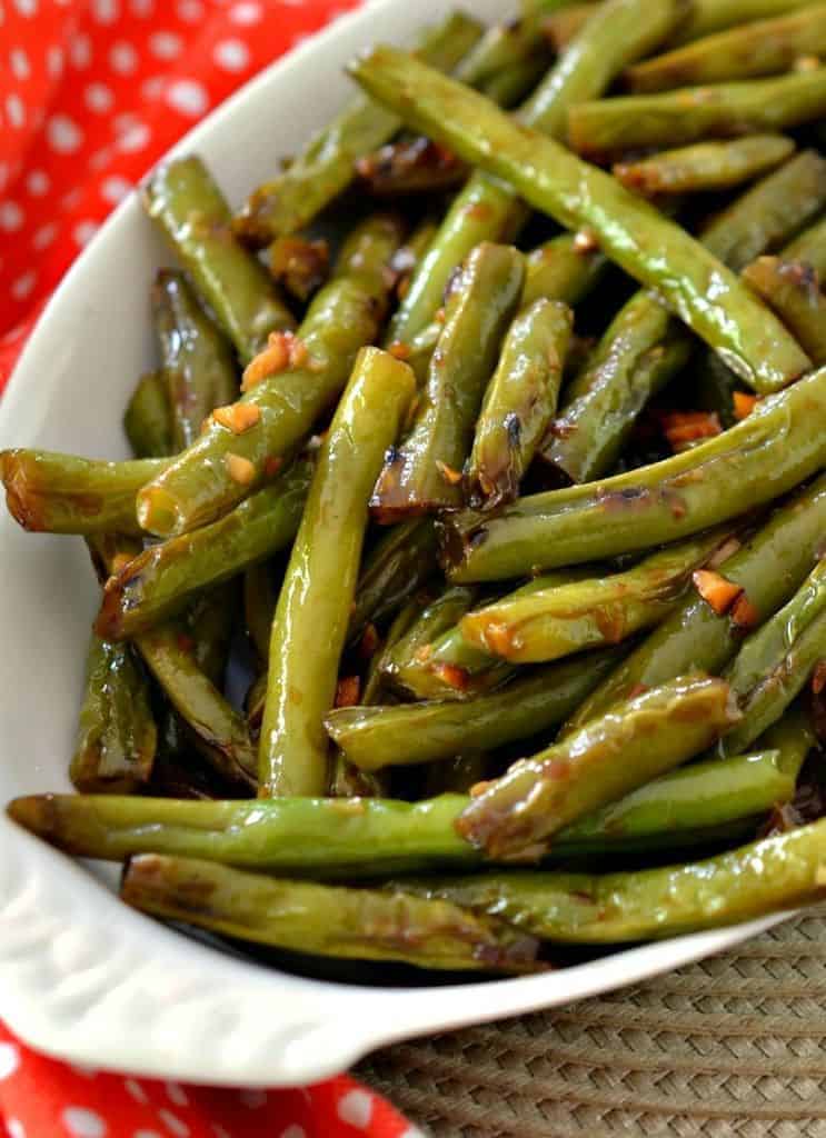 Stir Fried Green Beans with Ginger and Garlic | Small Town Woman