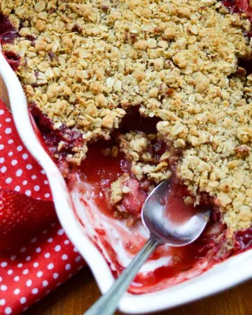 Strawberry Rhubarb Crisp