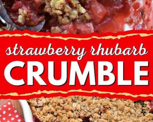 Strawberry Rhubarb Crumble