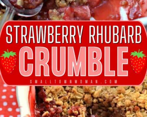 Strawberry Rhubard Crumble