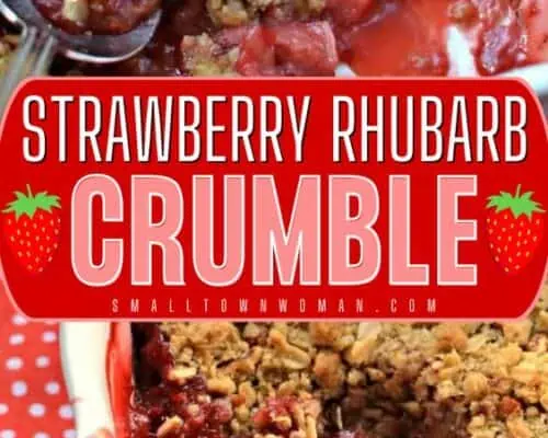 Strawberry Rhubard Crumble