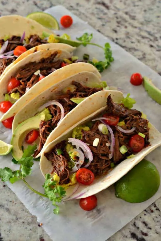 Barbacoa Tacos are a flavorful way to spice up taco night in your home