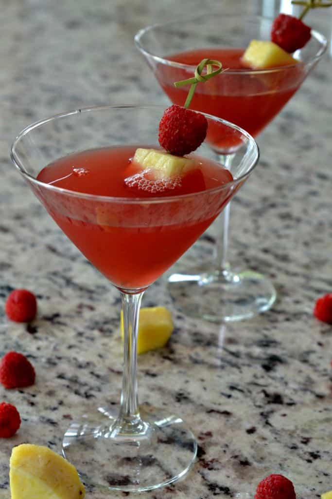 This refreshing French Martini is sweet and simple, with just five ingredients!