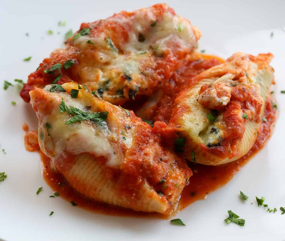 Ricotta Stuffed Shells - Small Town Woman