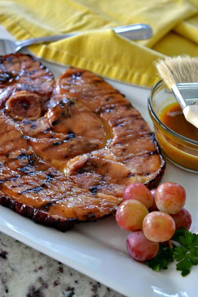 Ham Steak with Honey Mustard Glaze Small Town Woman