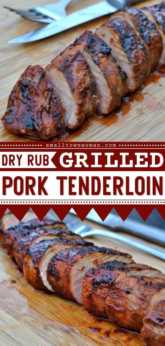 Dry Rub Grilled Pork Tenderloin Small Town Woman