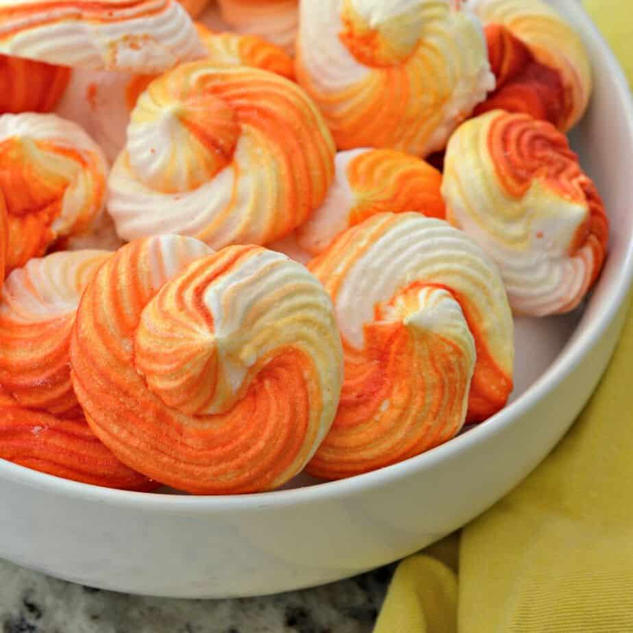 Orange Meringue Cookies are delicious and gorgeous, making them the perfect special occasion cookies. 