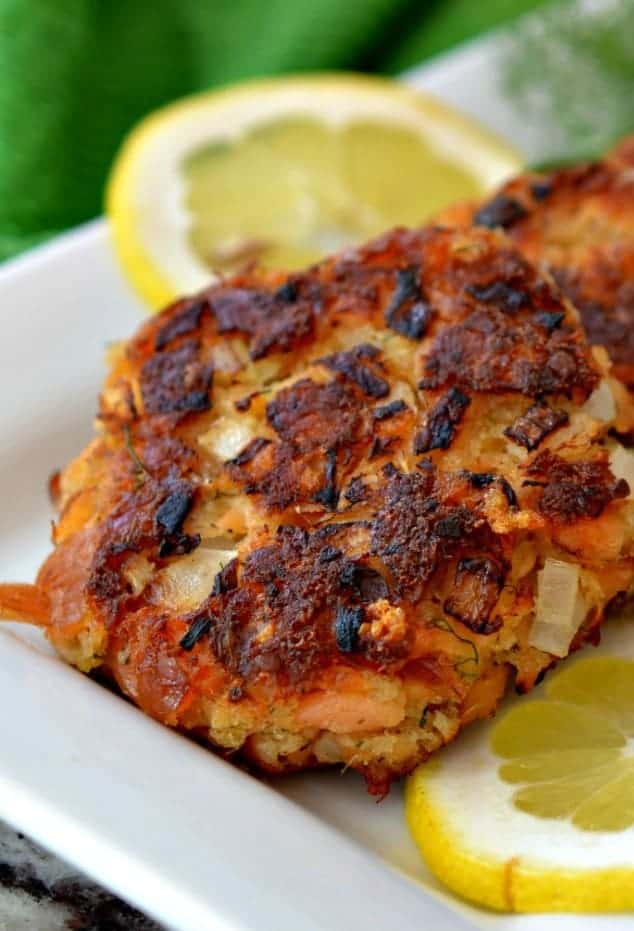 Smoked Salmon Patties with Dill Mayonnaise Small Town Woman
