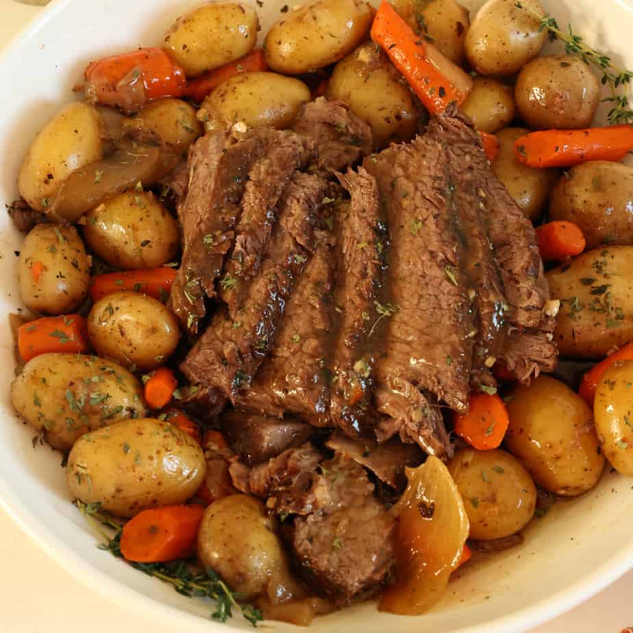 Tender Slow Cooker Chuck Roast (Crockpot Recipe) - Flavor Mosaic