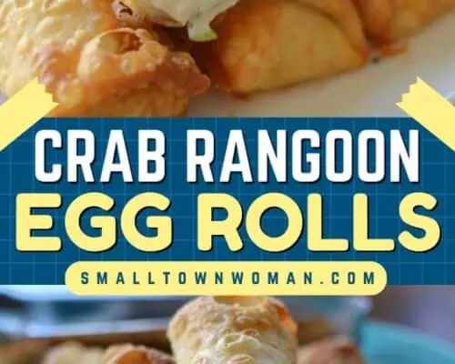 Crab Rangoon Egg Rolls