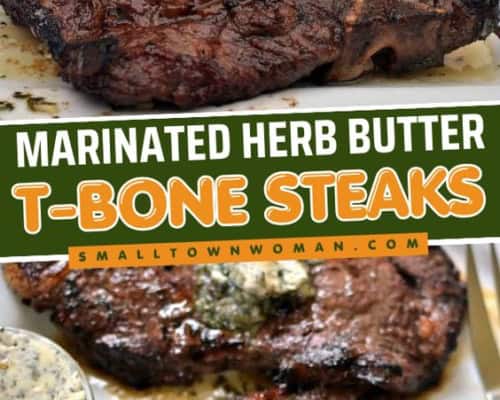 Marinated Herb T Bone Steak