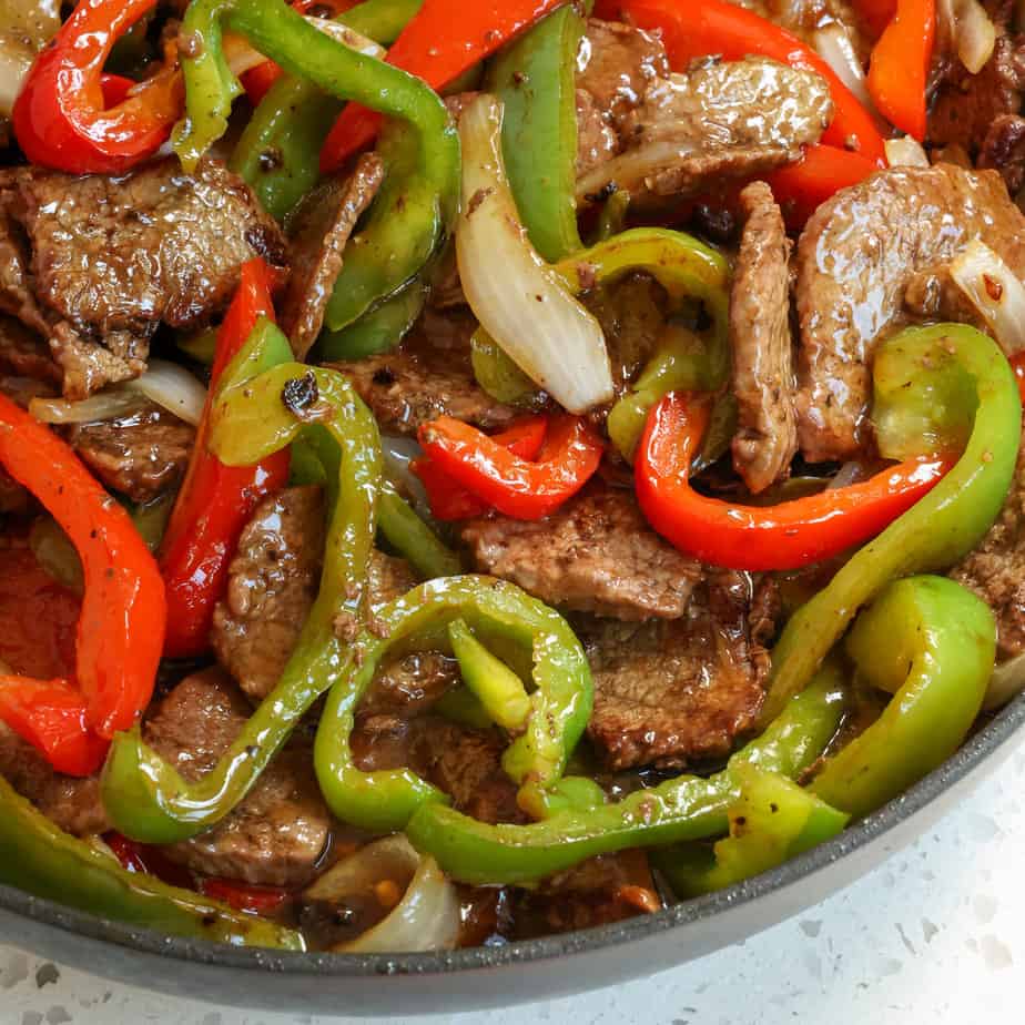 One Skillet Pepper Steak Small Town Woman
