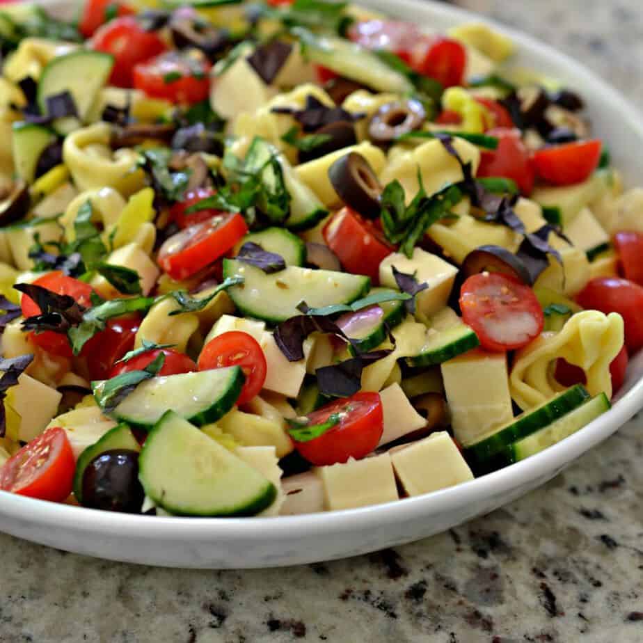 Cheese Tortellini Pasta Salad