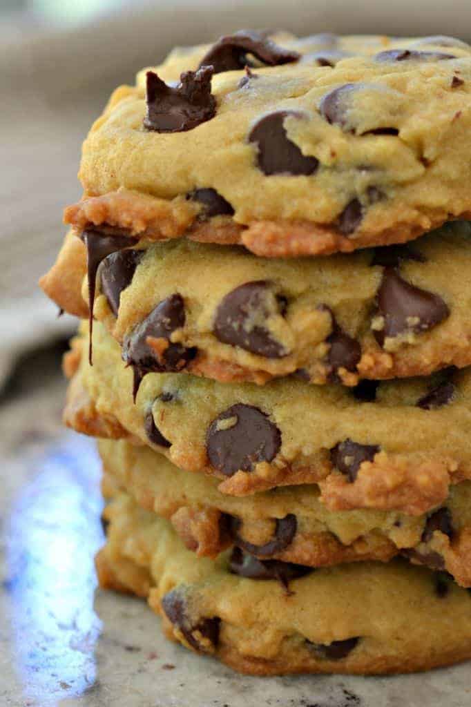 Chocolate Chip Pudding Cookies are sweet and soft cookies made with a secret ingredient: vanilla pudding