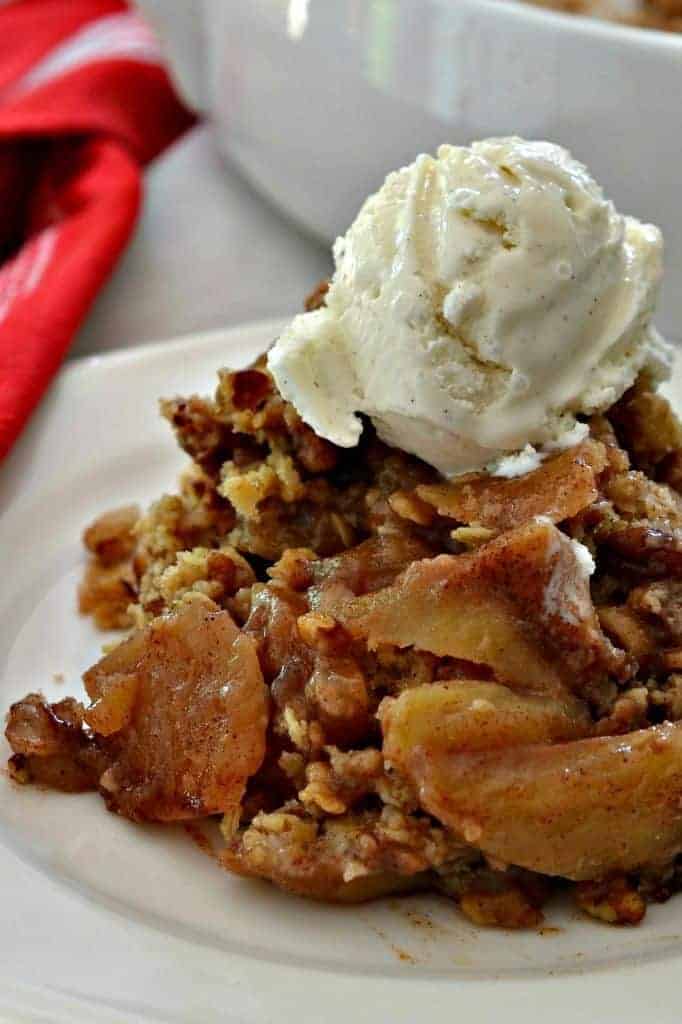 homemade apple crisp homemade apple crisp