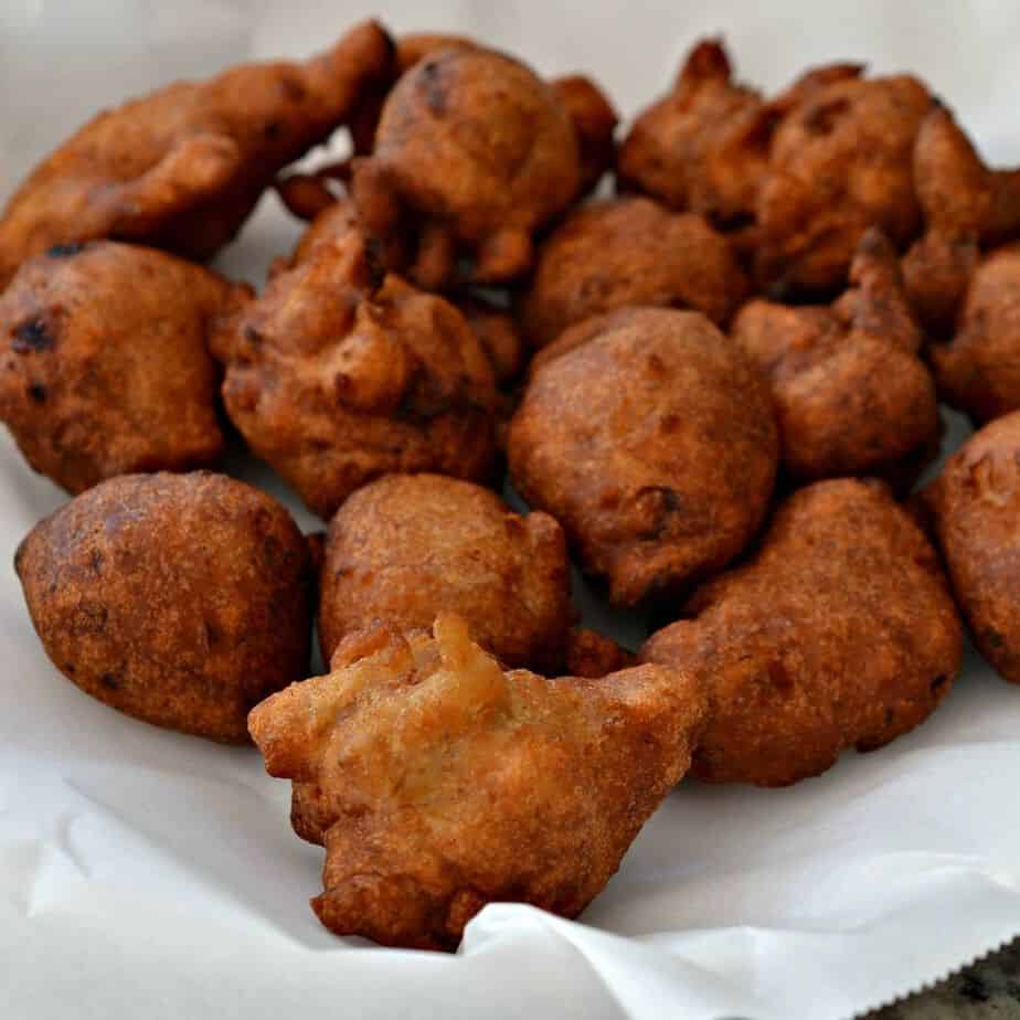 Banana Fritters are a perfect poppable treat.