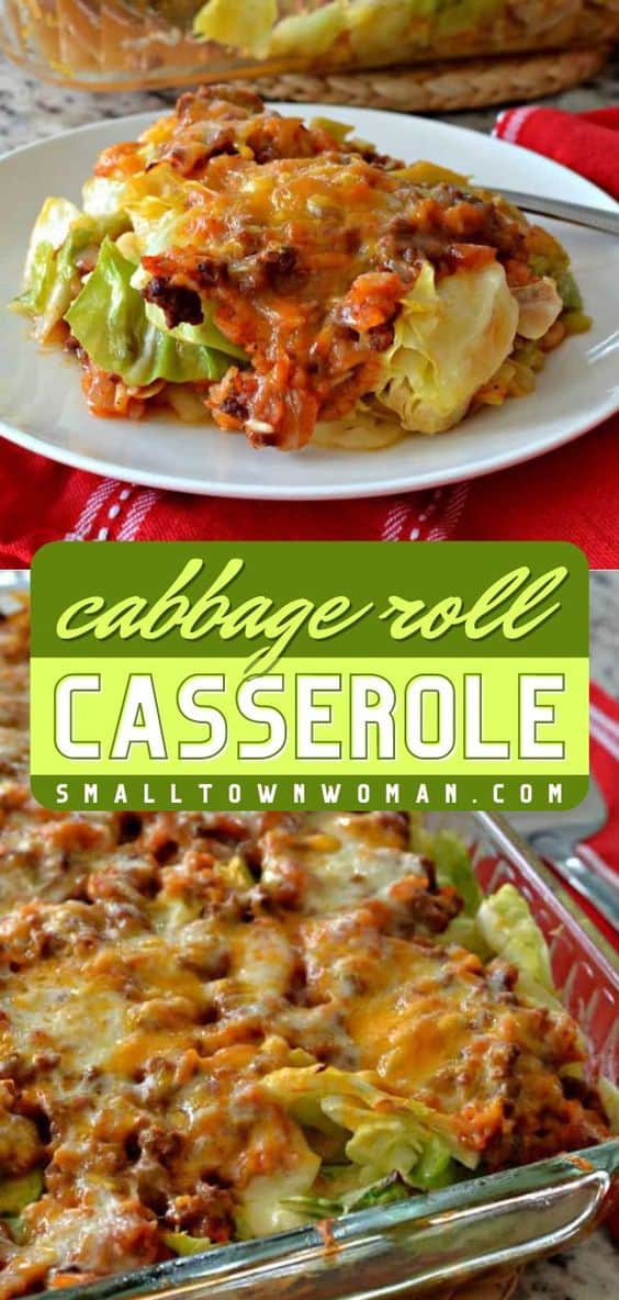 Cabbage Roll Casserole Recipe Small Town Woman
